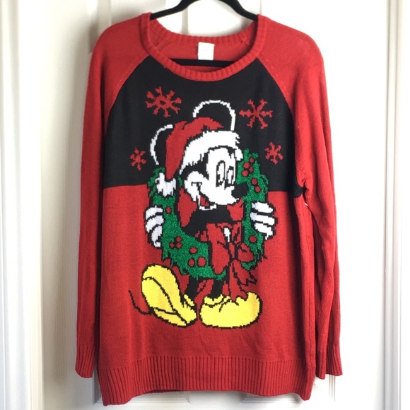MICKEY MOUSE Ugly Sweater - Picture 1 of 3
